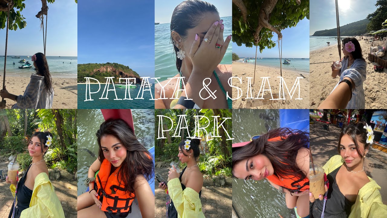 VACATION MOOD ON VLOG | coral island 🏝️ & Siam park vlog 🌴🥥