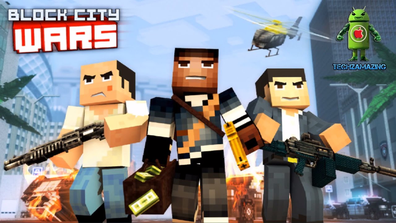 BLOCK CITY WARS GAMEPLAY - iOS / Android (OPEN WORLD)