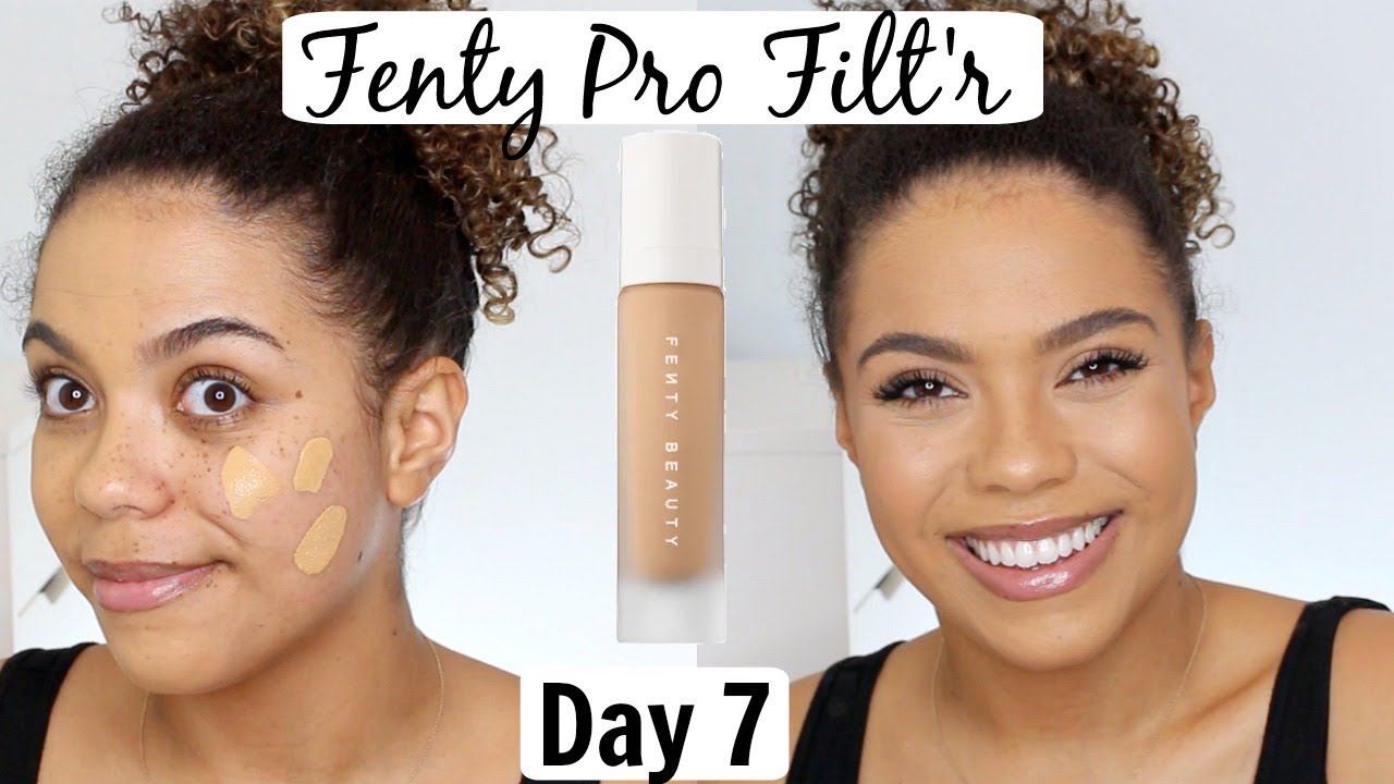 Обзор тонального крема Fenty Pro Filt'r Foundation/Тест на стойкость | 12 ДНЕЙ ТОНАЛЬНОГО КОСМЕТИ...
