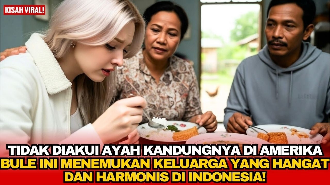 TAK DI ANGGAP ANAK OLEH ORANGTUANYA DI AMERIKA, BULE INI MENEMUKAN KELUARGA SEJATI DI INDONESIA!