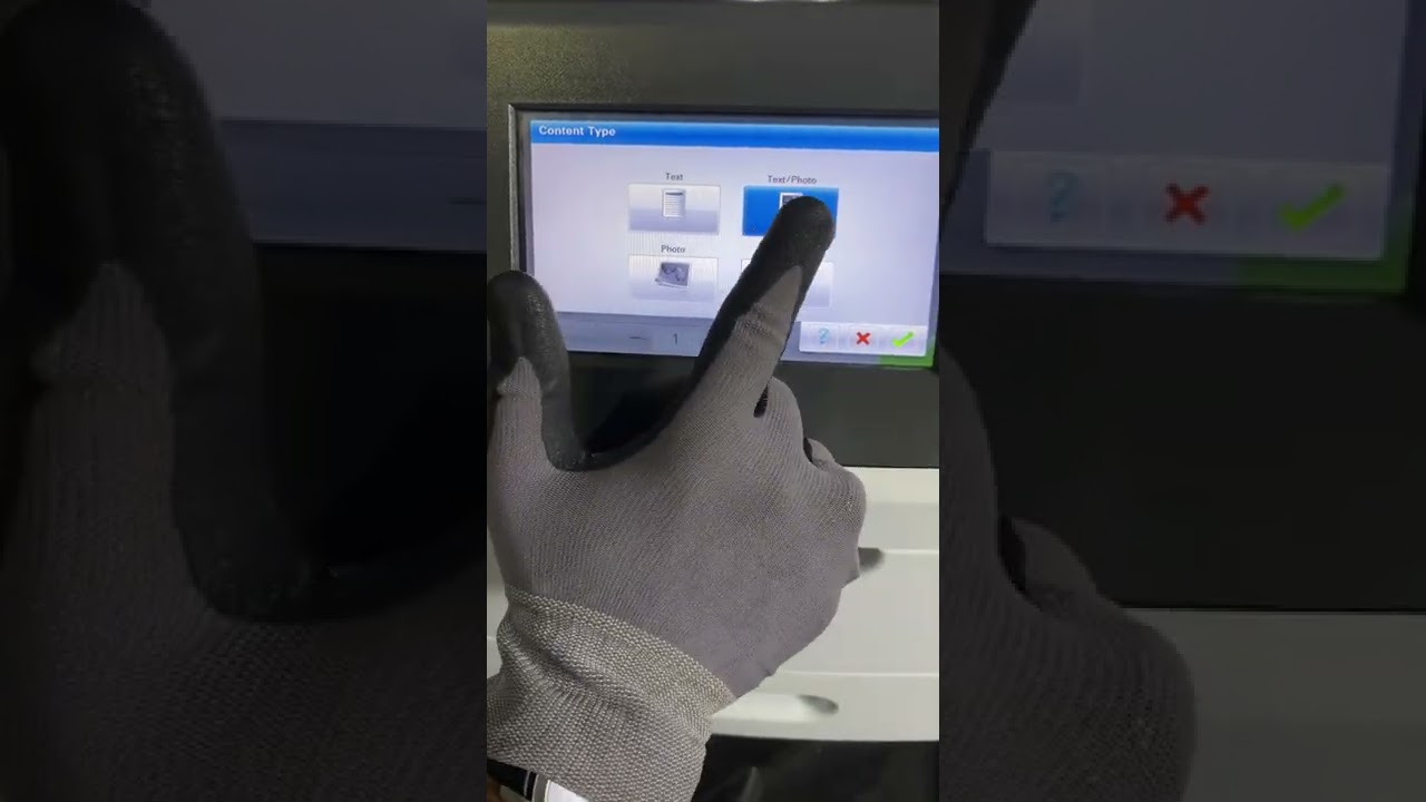 كيفية التصوير من الماكينة مع شرح  الايقونات بشكل مفصل   mx 710