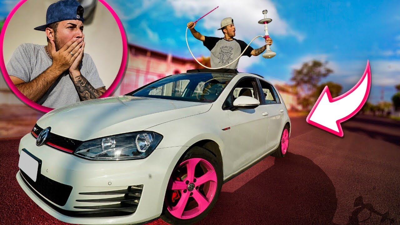FUMEI NARGUILE NO GOLF GTI EM MOVIMENTO !! * Deu Bomm ?? *
