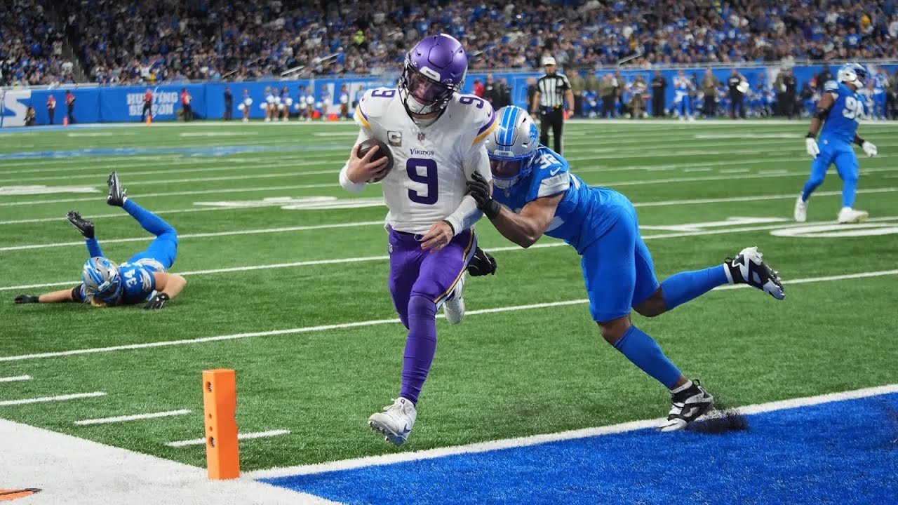 J.J. McCarthy Week 9 Highlights vs Lions | 2025 Season