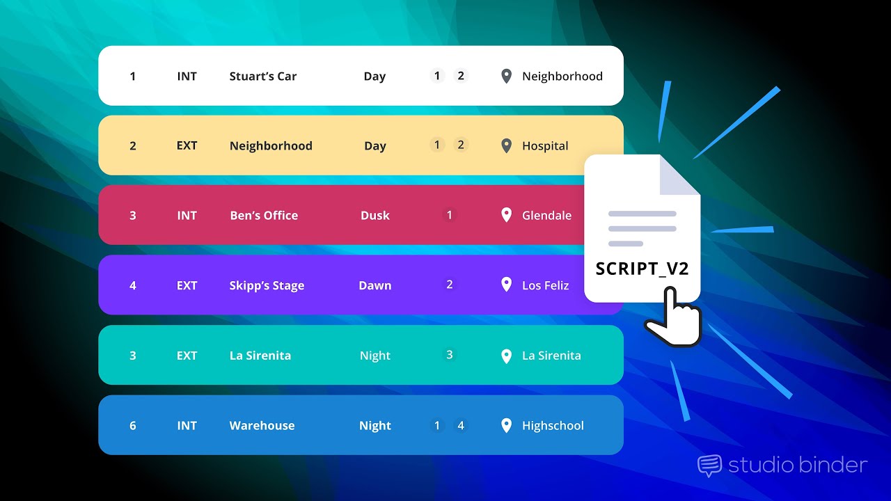 How to Sync a New Version of a Script | Shooting Schedule Tutorial
