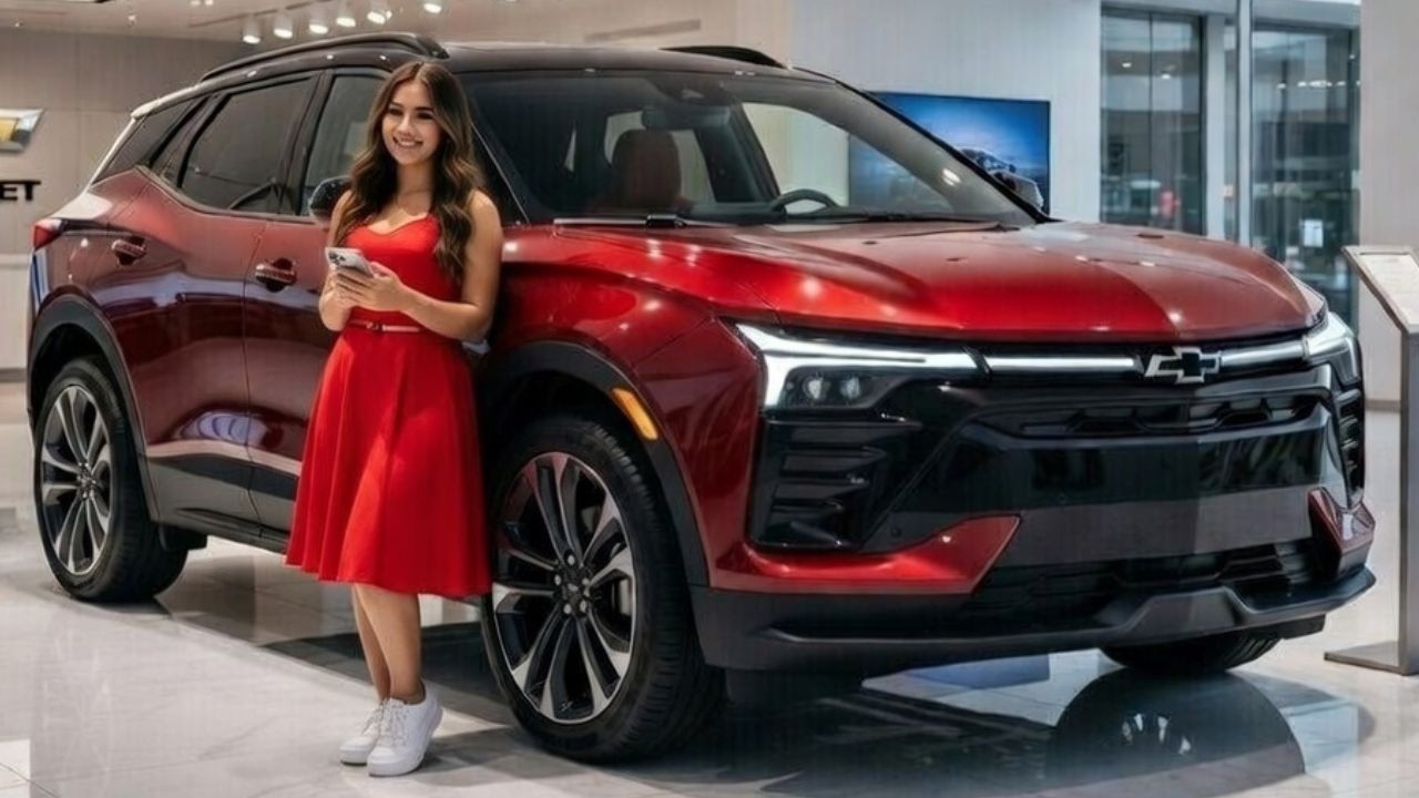 Первый взгляд на электромобиль Chevrolet Blazer EV 2026 года – мощность, запас хода и футуристиче...