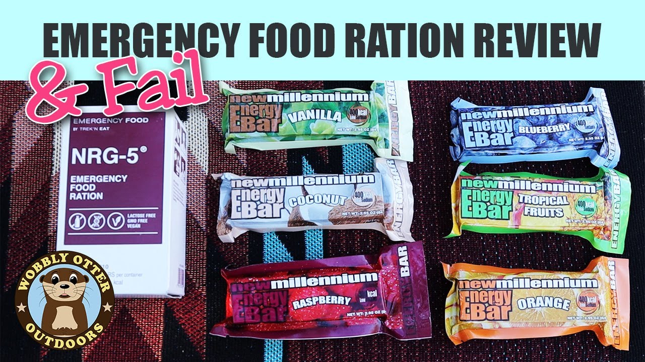 Review New Millennium Bar & NRG-5 Emergency Ration Bar