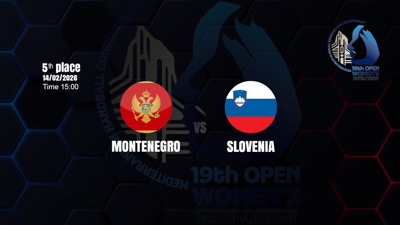 MONTENEGRO vs SLOVENIA - MHC WOMEN’S CHAMPIONSHIP '5th Place'
