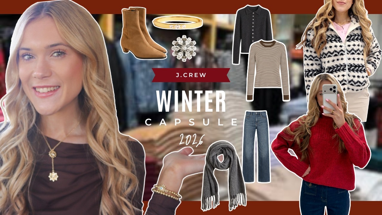 BIGGEST SALE on J.Crew Winter Staples | Cozy Try-On Haul 2025
