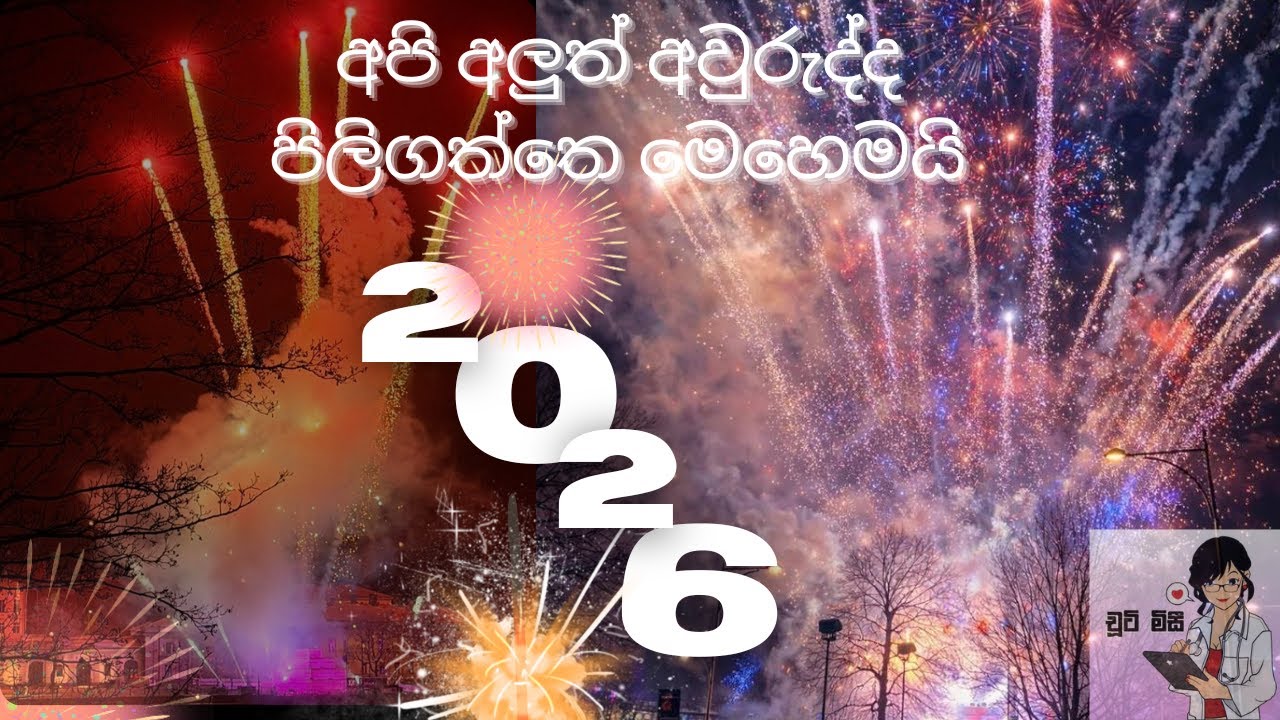 අපි අලුත් අවුරුද්ද පිලිගත්තෙ මෙහෙමයි |goodbye 2025 and welcome 2026