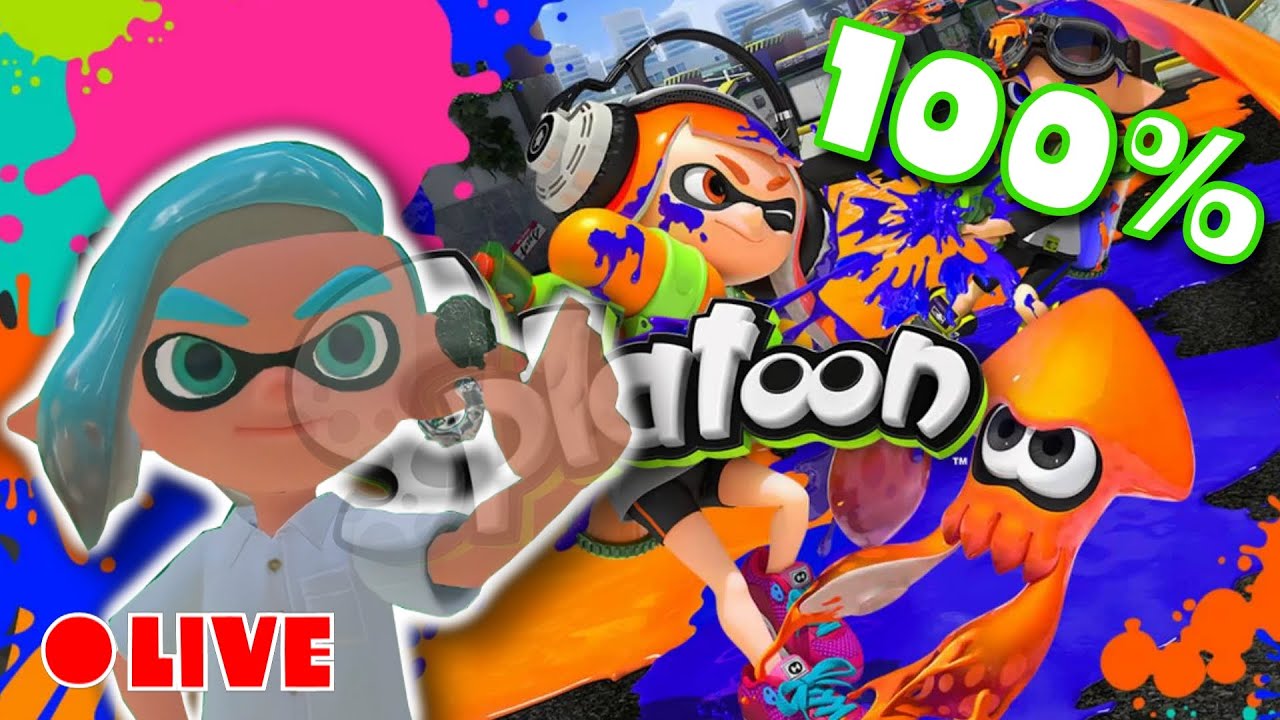 [VOD] Splatoon 1 à 100% en une fois (finir tous les Splatoon à 100%)
