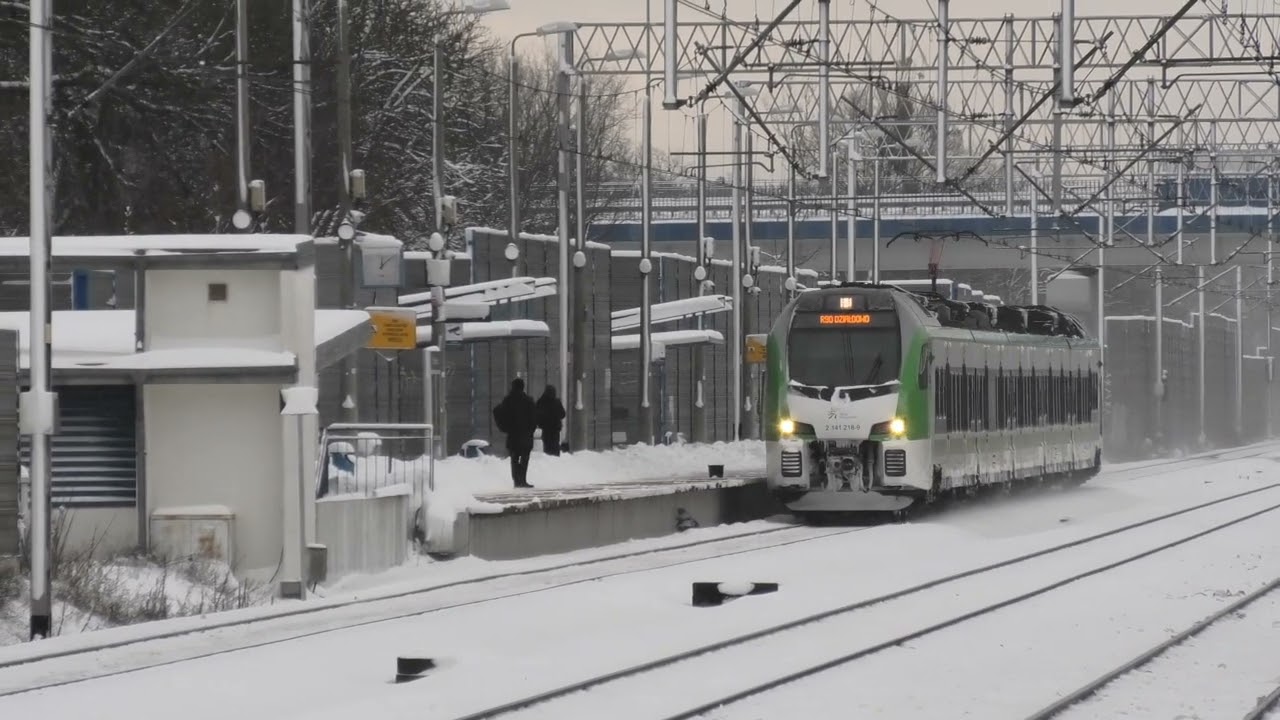 Śnieżne zadymki w Chotomowie