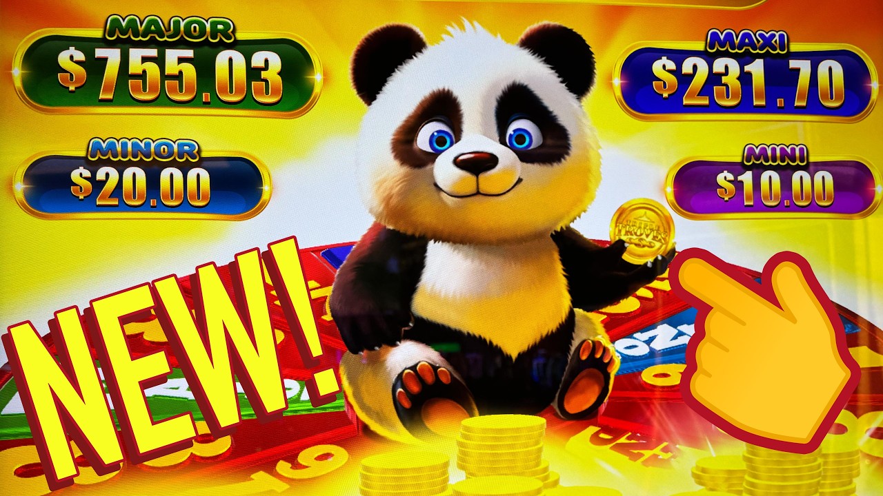 AMAZING BONUS ON THE A NEW PANDA SLOTS!!!