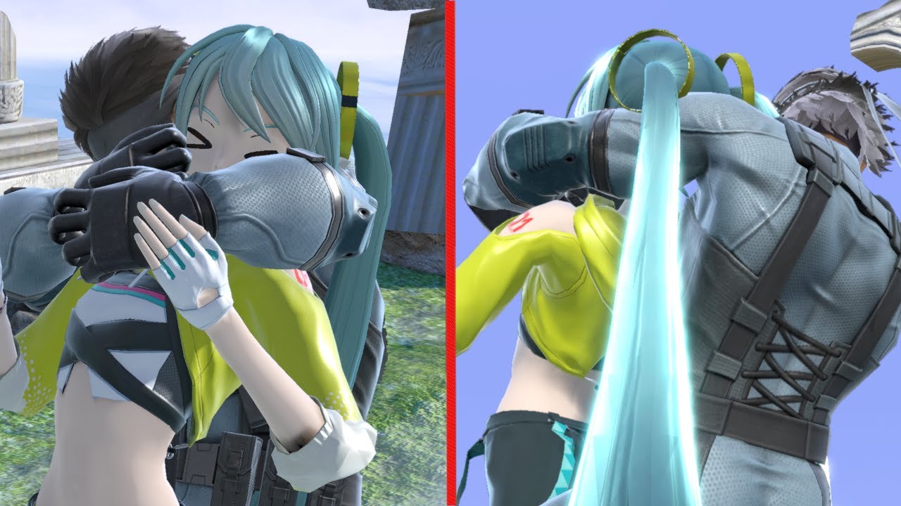 Super Smash Bros Ultimate: Snake Vs Hatsune Miku (Fitness Boxing)