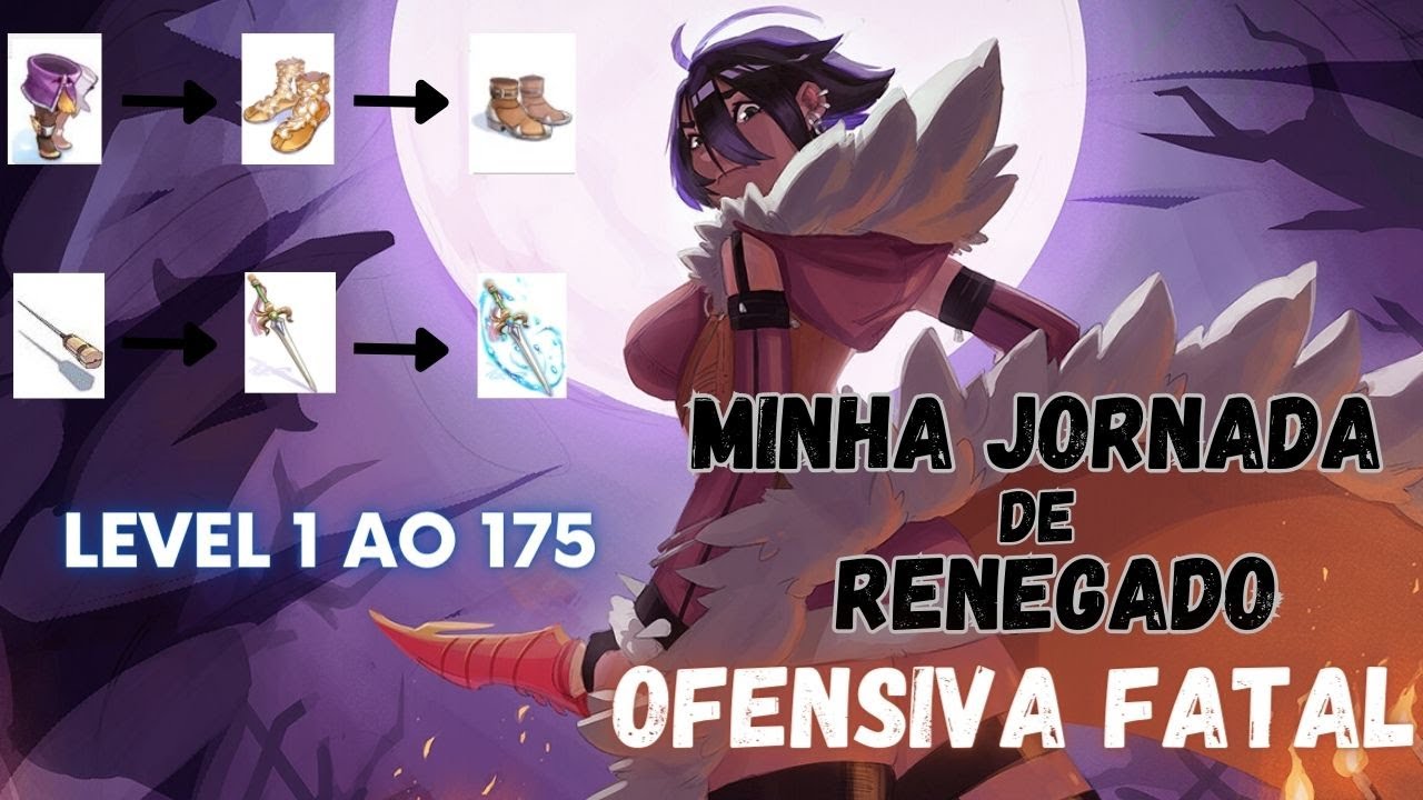 RENEGADO DO LEVEL 1 AO 175 | OFENSIVA FATAL | bRO THOR