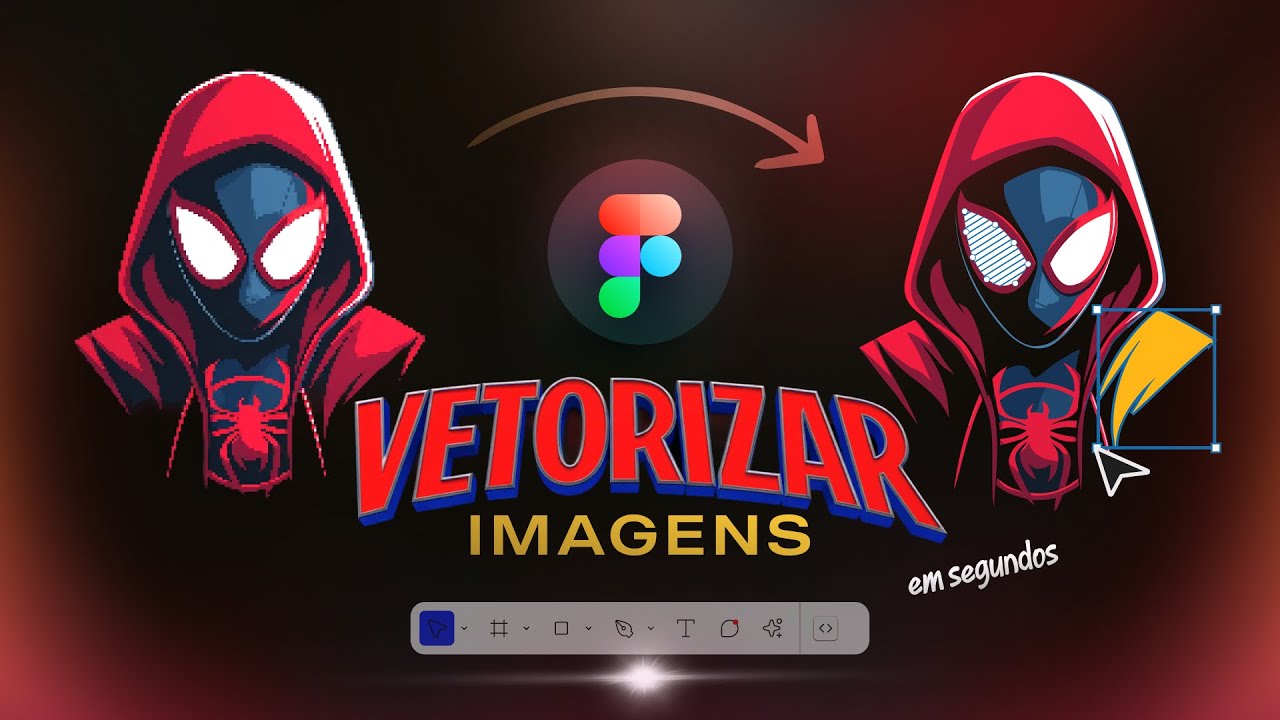 Como VETORIZAR LOGOS e IMAGENS no Figma (rápido e fácil)