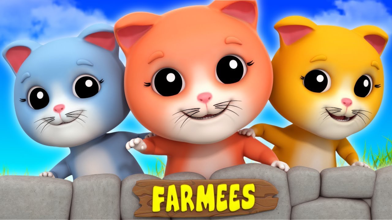 Three Little Kittens | Kindergarten Songs For Children | Nursery Rhymes For Kids by Farmees