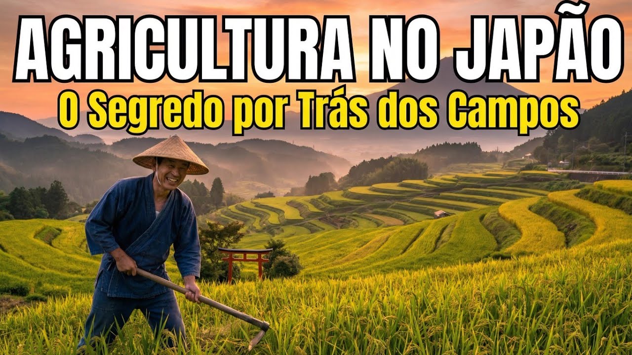 O Segredo da Agricultura no Japão: Tecnologia e Disciplina em 12% de Terra!🌾