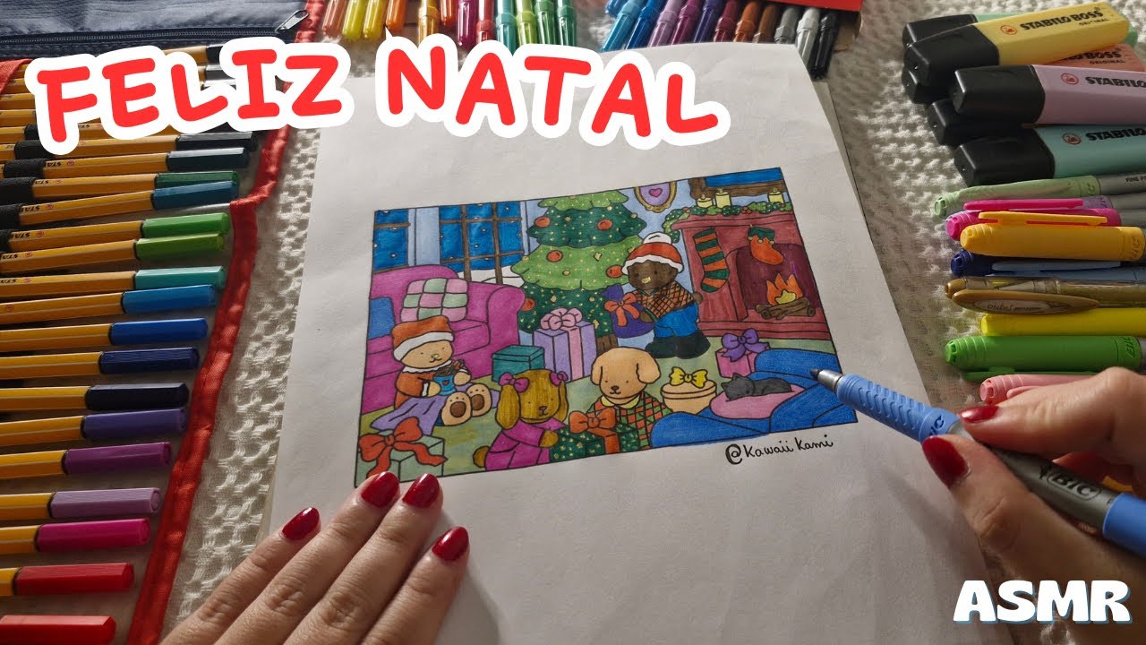 ASMR | Pintando Bobbie Goods de Natal 🎄 (voz suave)