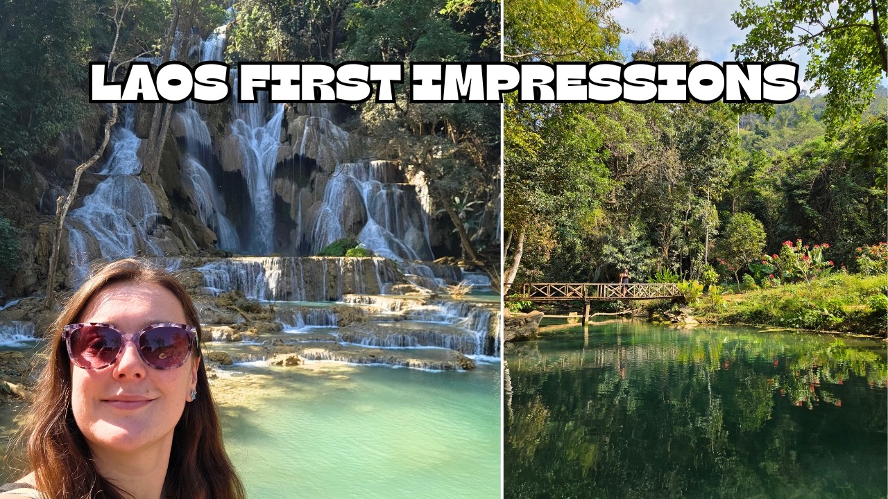 Luang Prabang, Laos 🇱🇦 | Waterfalls, UXO Museum & My First Impressions
