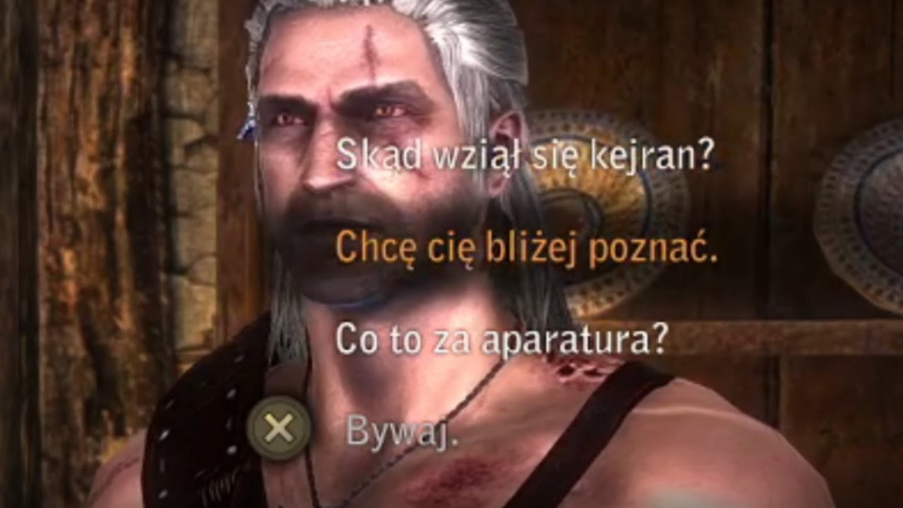 Geralt Bajerant kompletnie olany przez Sheale