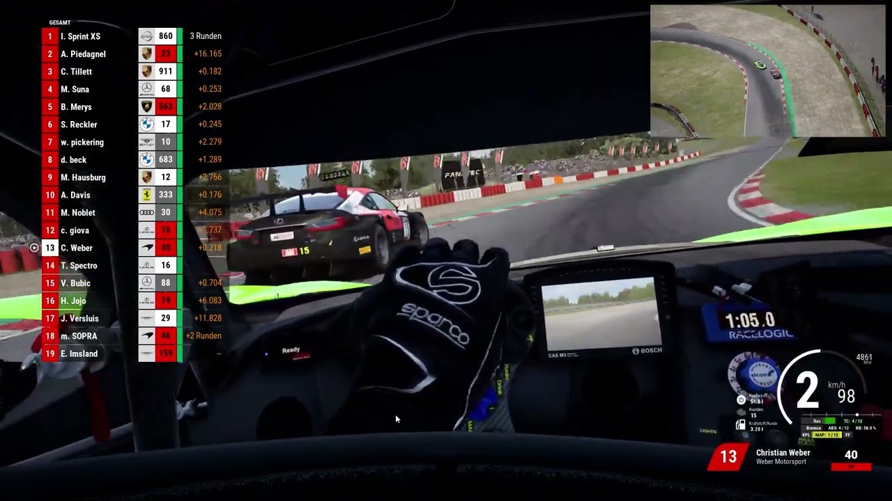 20min Rennen auf dem N&uuml;rbrgring
