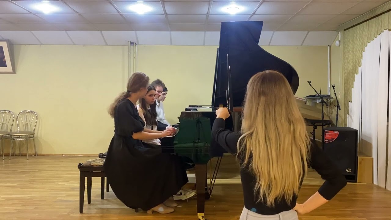 Работа над фортепианным ансамблем. Мастер-класс/урок. Work on a piano ensemble. Master class/lesson.