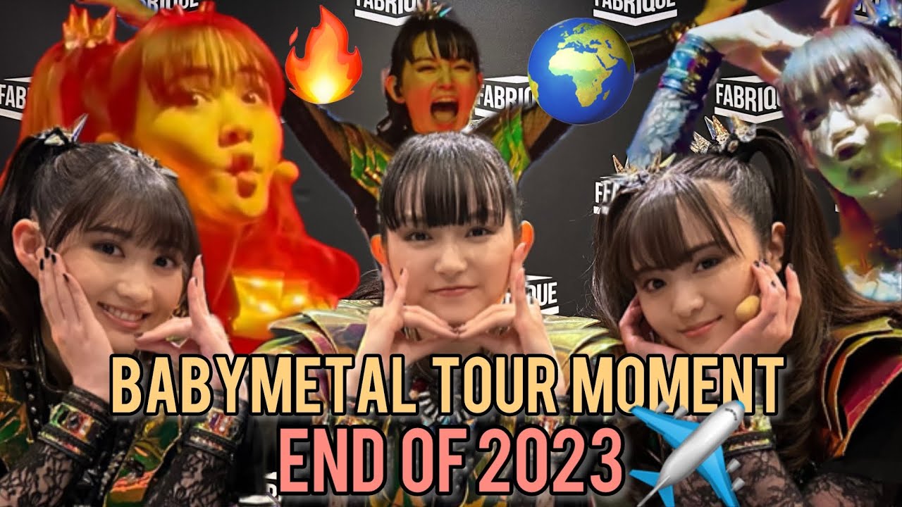 BABYMETAL - 💗2023 final tour moment on December🔥  🌍! (FANCAM)