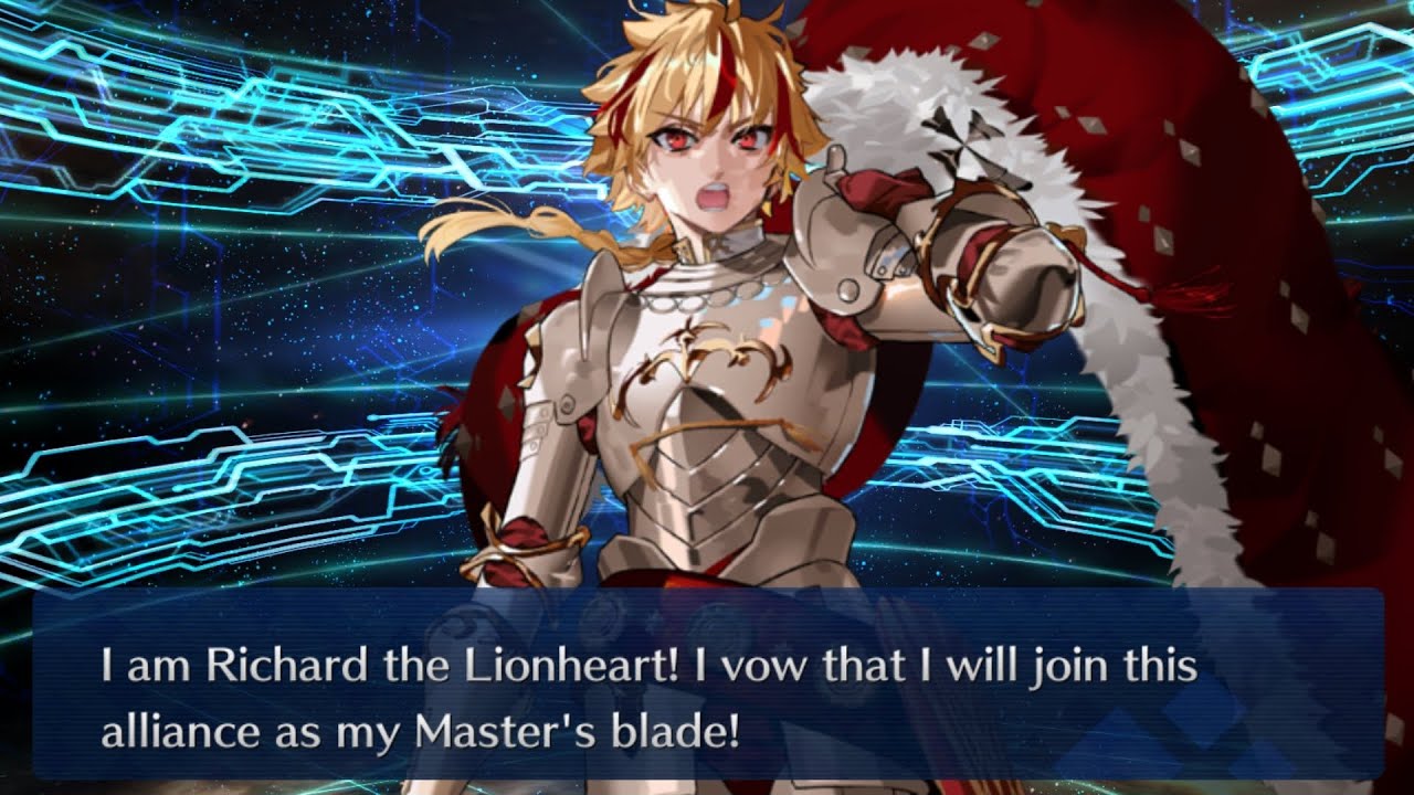 【FGO NA】Valentine 2025 - Richard I's Valentine Return Gift