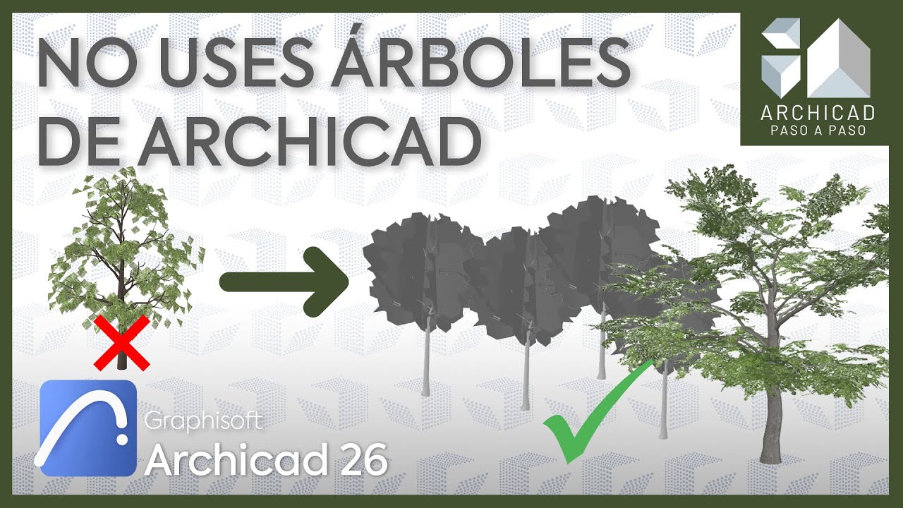 🌳VEGETACIÓN en Archicad que si o si debes conocer! | Archicad 26 | 2024 🌲