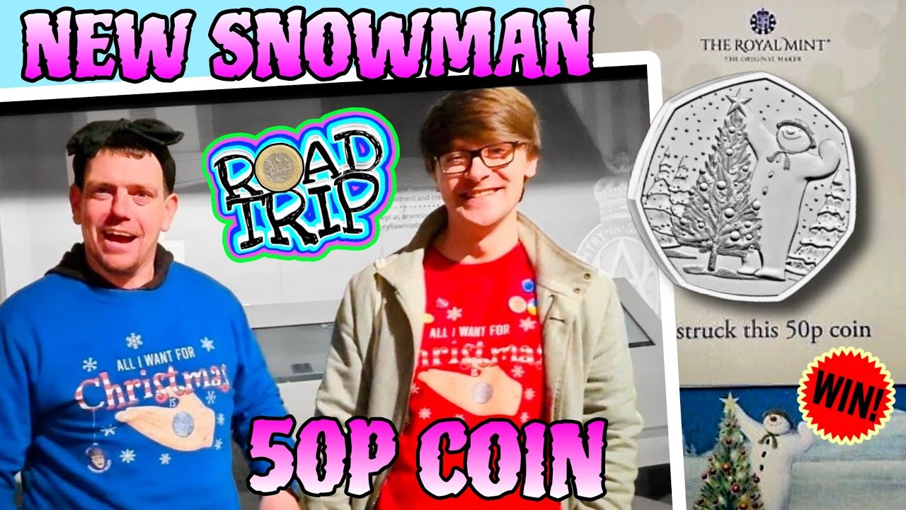 New Snowman 50p Strike Your own coin - Royal Mint Road Trip 2024