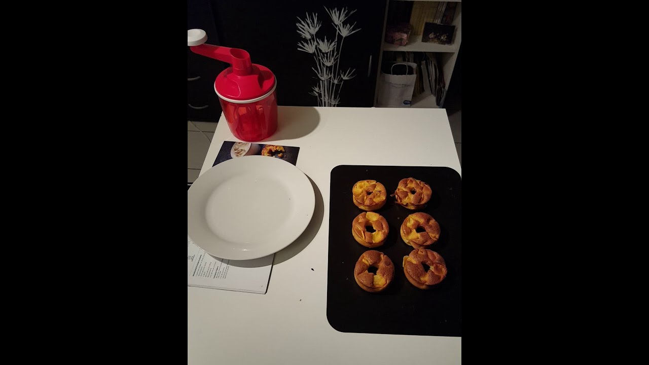 Hoops Tupperware (donuts) aux pommes