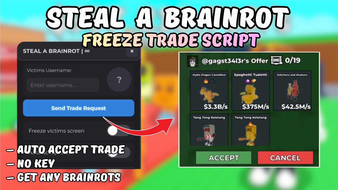 [TUTORIAL] Steal a Brainrot FREEZE TRADE Script | NO KEY | AUTO ACCEPT | 2026
