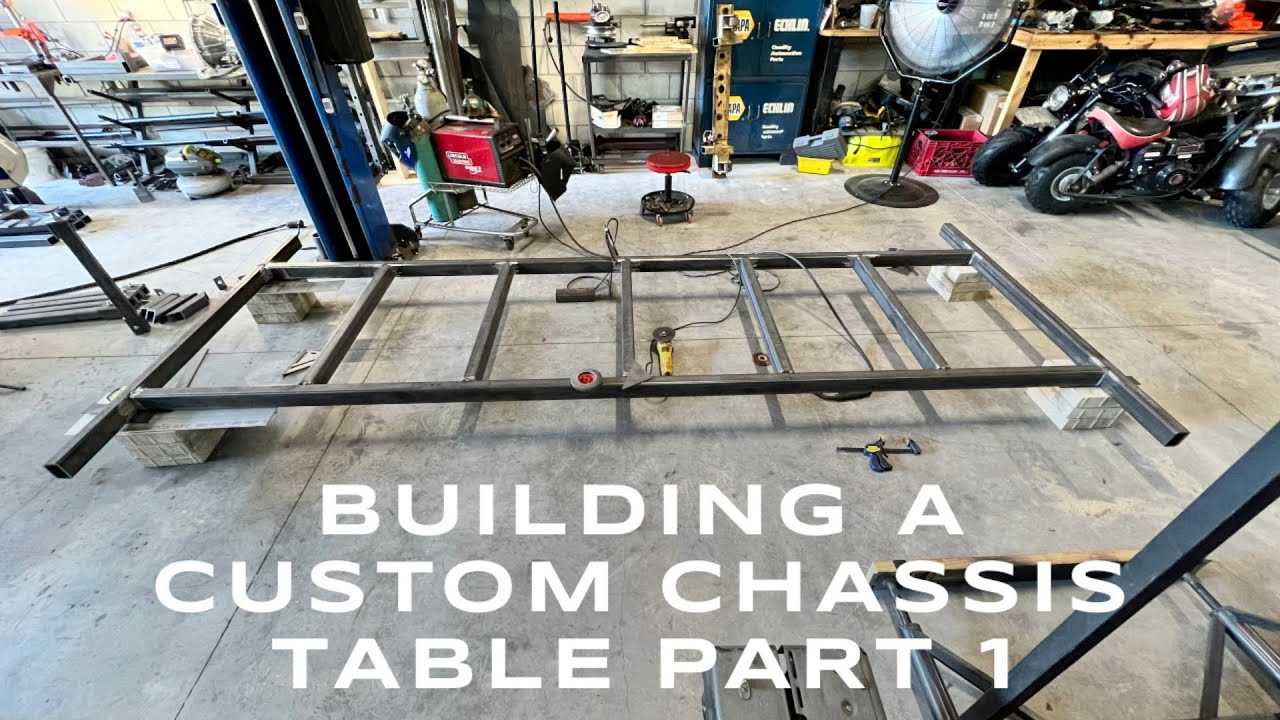 Building a custom chassis table Part 1