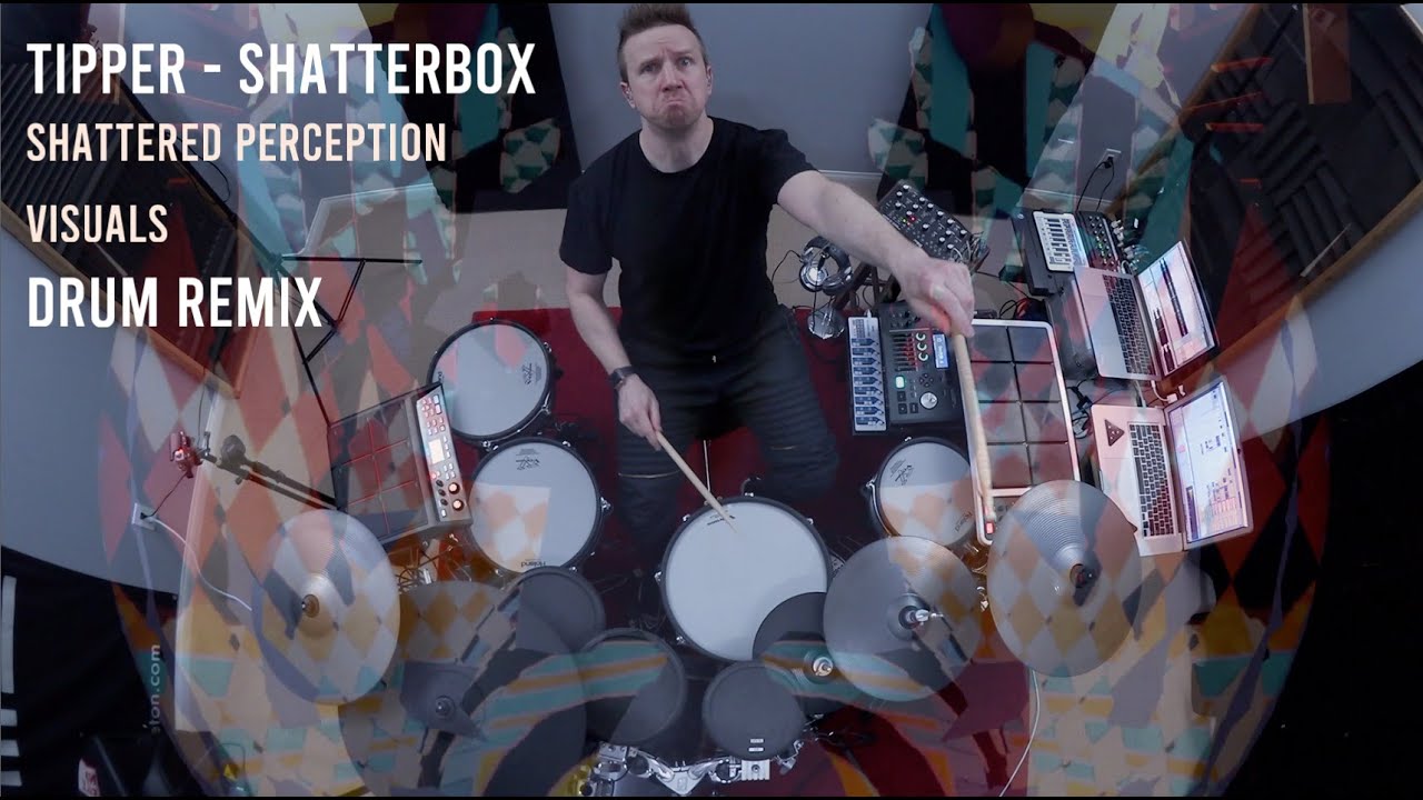 Tipper - Shatterbox Drum Remix with Shattered Perception Visuals (Microdose VR) DNB Glitch Hop