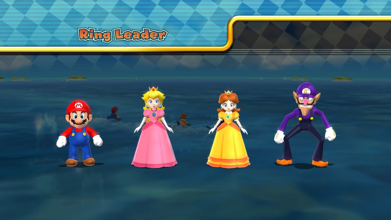 Mario Party 9 - Mario Vs. Peach Vs. Daisy Vs. Waluigi | Step It Up