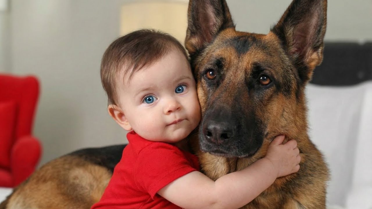 Disabled Baby Would Not Leave Dog’s Side—What The German Shepherd Did Next Created A Miracle