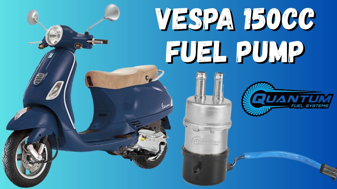 Как заменить топливный насос на скутере Vespa 150cc с помощью HFP-181-008 от Quantum Fuel Systems