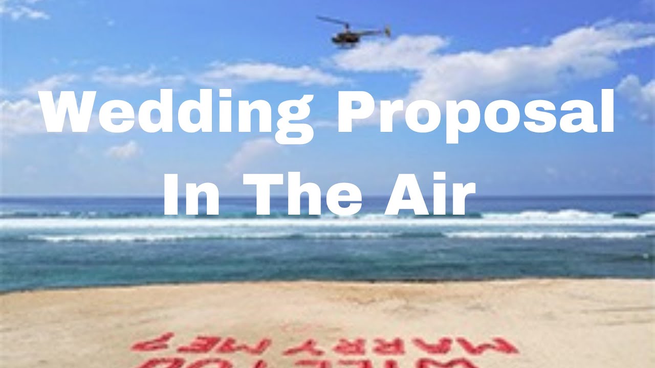 Will You Fly with Me? Wedding Proposal Package at Hotel Nikko Bali Benoa Beach