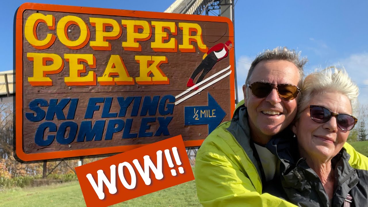 Visiting Copper Peak Ski Flying Facility in the UP