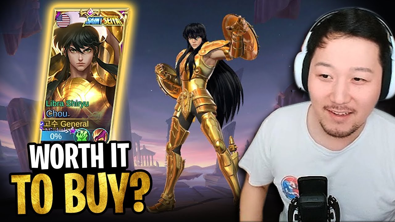 Стоит ли покупать? Сколько стоит новый скин Chou Saint Seiya? Обзор и геймплей | Mobile Legends