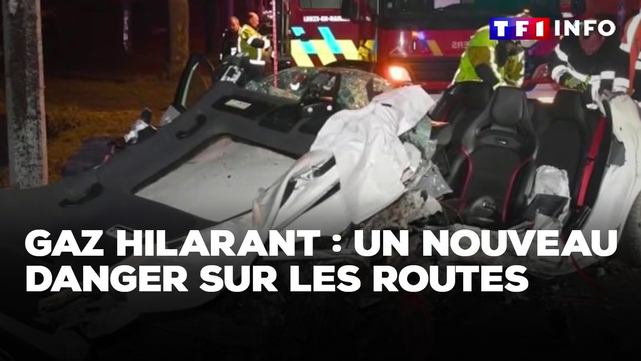 Gaz hilarant : un nouveau danger sur les routes｜TF1 INFO