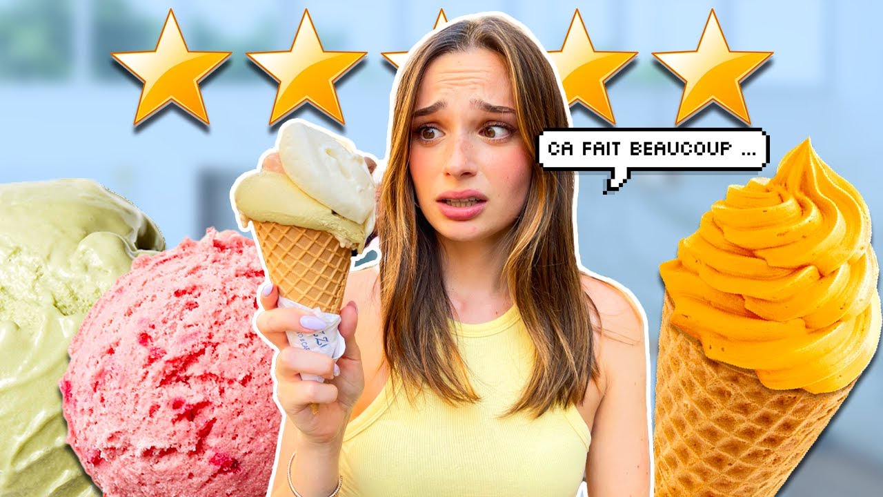 ON TESTE LES MEILLEURES GLACES DE PARIS (ce n’était pas une bonne idée) | Andie Ella
