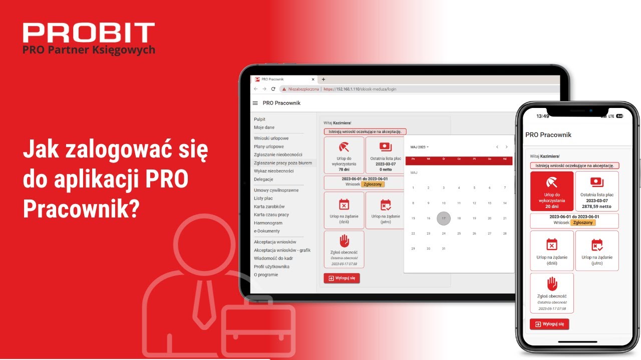 Jak zalogować się do aplikacji PRO Pracownik?