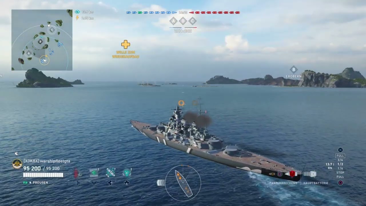 WoWs Legends Preußen Legendär: Feuerkraft und Präzision vereint!