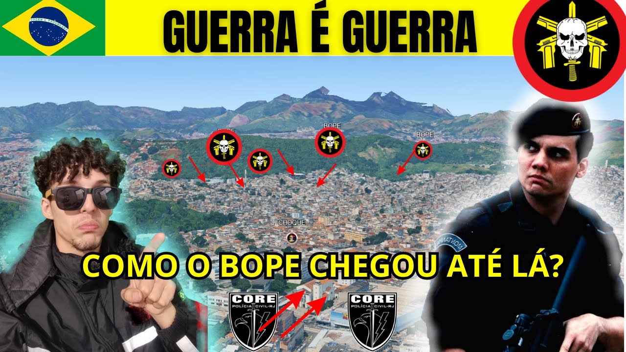 OPERAÇÃO NO RJ: COMO foi a ESTRATÉGIA pro BOPE ENTRAR NA PENHA?
