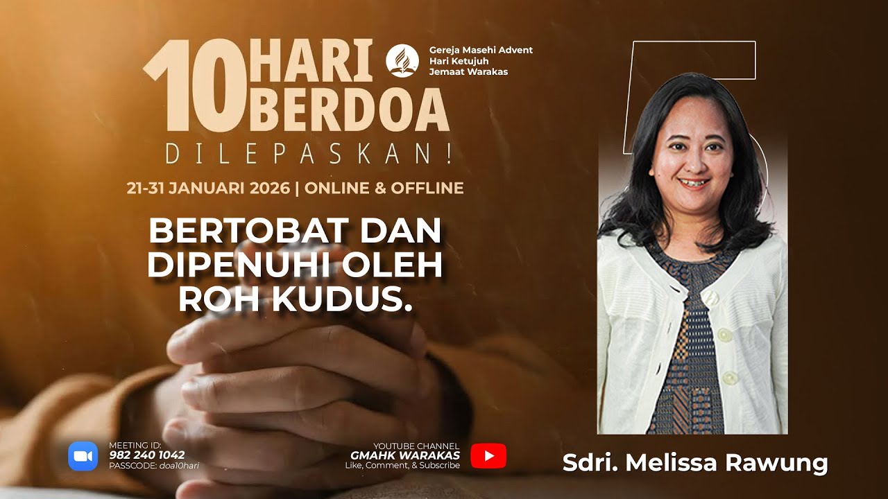 Kebaktian 10 Hari Berdoa GMAHK Warakas (Hari Ke-5) | Minggu, 25 Januari 2025