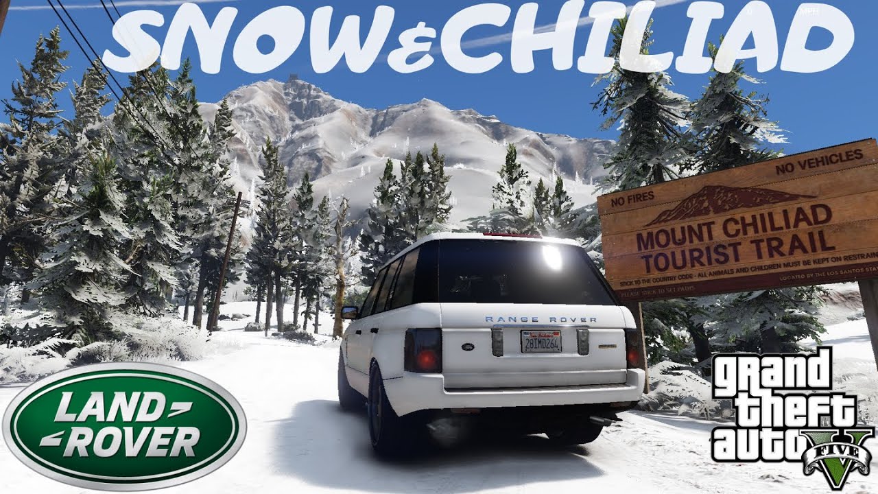 LAND ROVER 2008 VOGUE | Offroad SNOWY Chiliad Hill Climb | GTA 5 |