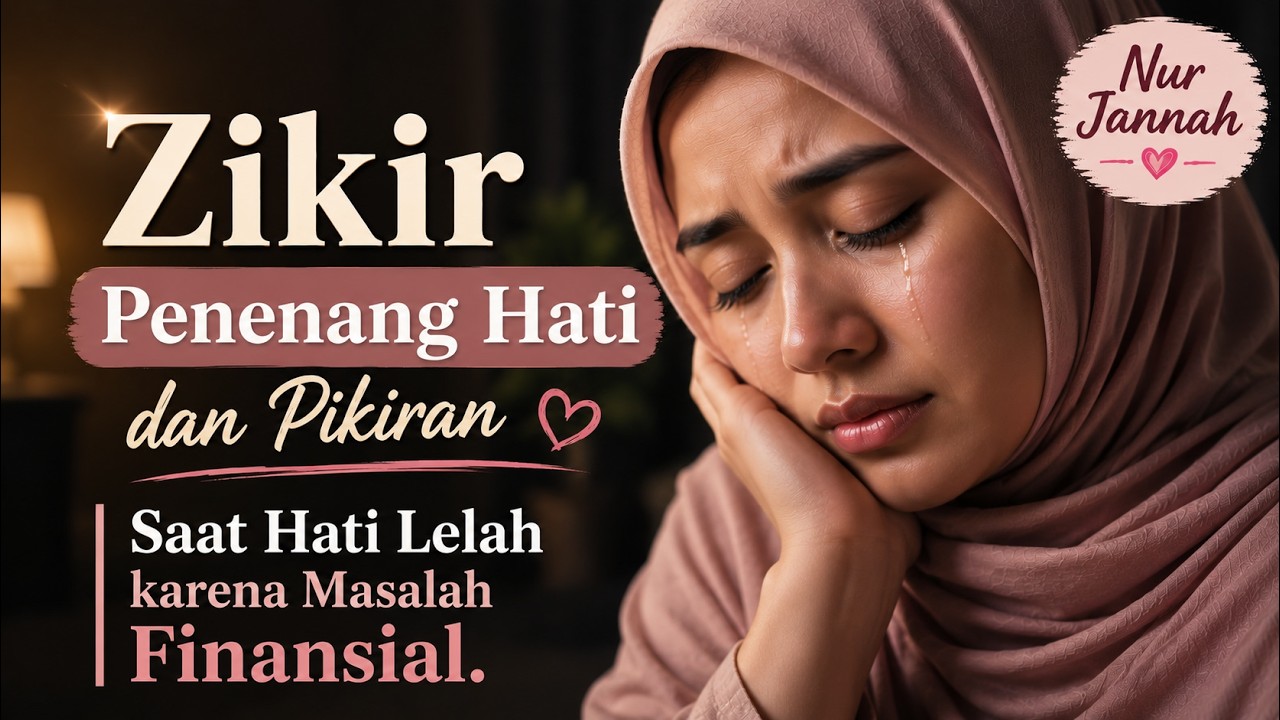 Hilangkan Cemas! Dzikir Lembut Saat Hati Lelah karena Masalah Finansial. Zikir  Penenang Hati.