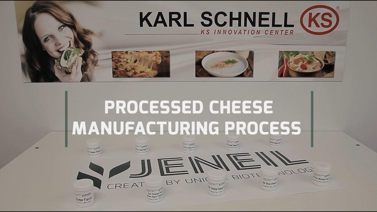 JENEIL processed cheese manufacturing process with natural cheese flavor concentrates