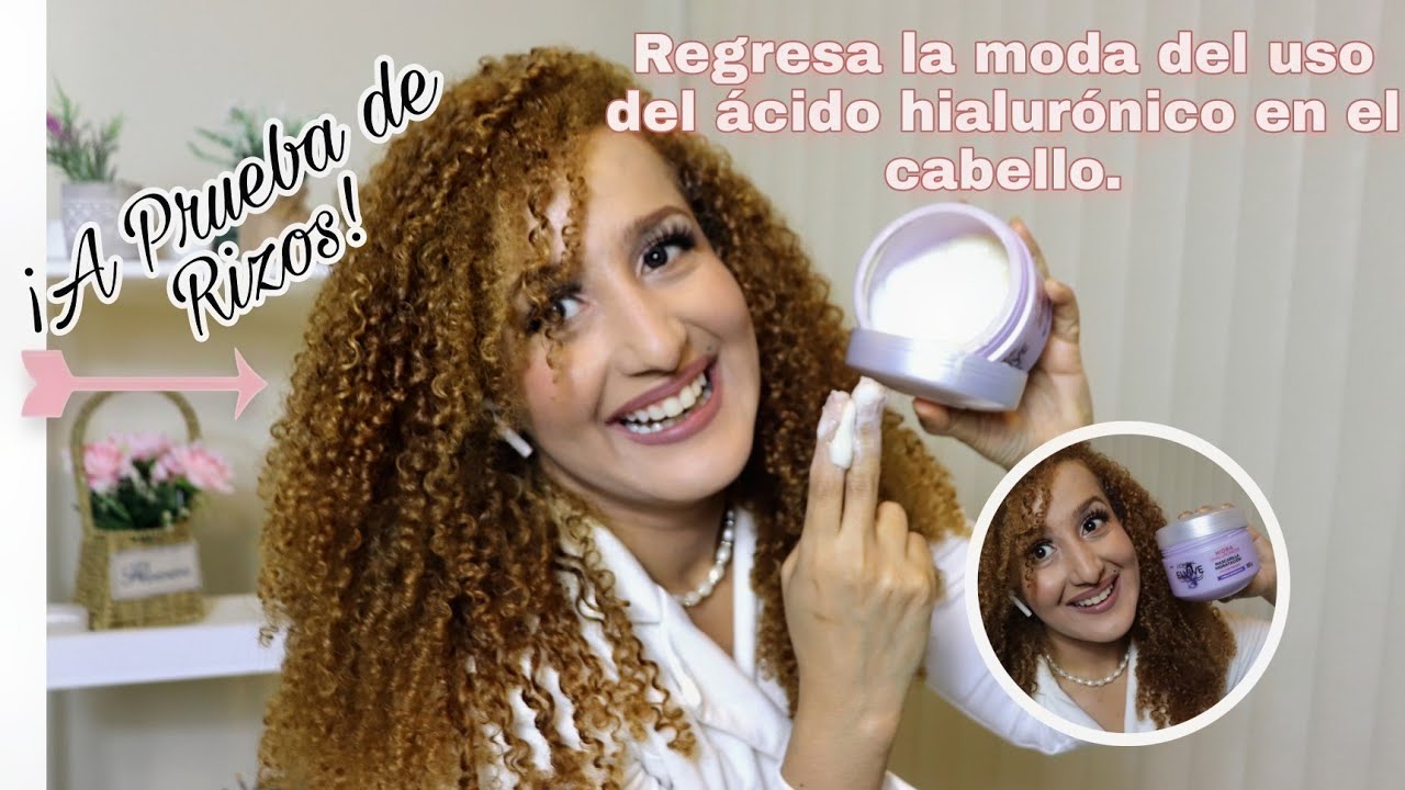 MASCARILLA para Cabello Rizado & CRESPO de HIDRATACIÓN ELVIVE CON Ácido Hialurónico ¿PASÓ LA PRUEBA?
